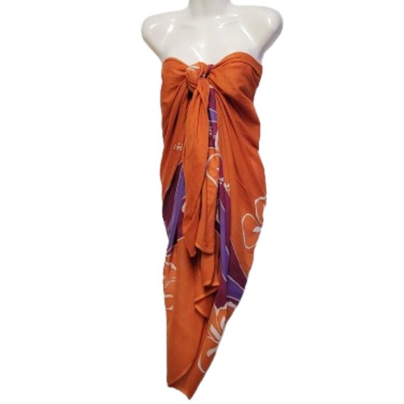 Cover-Ups Swimsuit Cover Ups, Beachwear Wraps, Halter or Strapless Wrap Dress - Picture 4 of 7